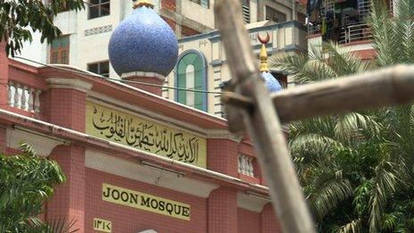 Joon Mosque in Mandalay, in Myanmar, formerly known as Burma