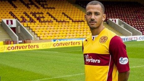 Lionel Ainsworth has joined Motherwell on loan