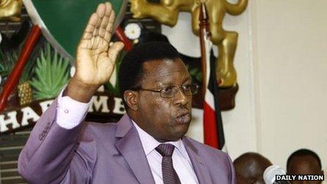Kenya's police commission chairman Johnston Kavuludi (file photo)