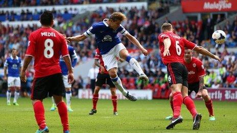 Caerdydd v.Everton