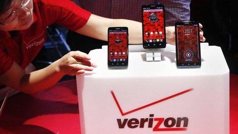 Phones on the Verizon network