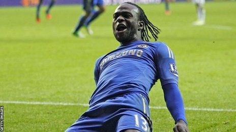 Chelsea forward Victor Moses