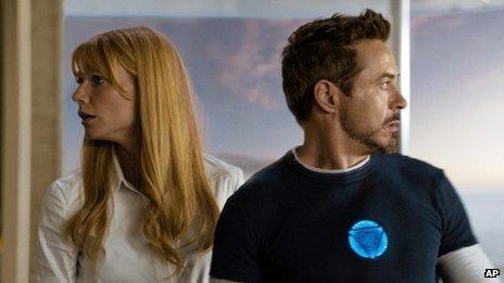 Gwyneth Paltrow and Robert Downey Jr