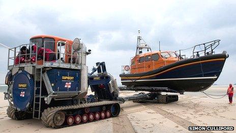 Supacat and lifeboat