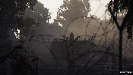 Israeli troops on occupied Golan Heights, 1 September