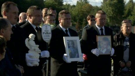 Mourners gather for Daniel Pelka's funeral