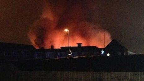 Fire in Eastwood Road