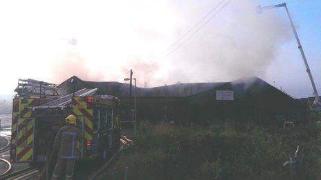 Fire in Eastwood Road