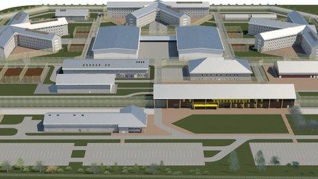 Artist's impression of the super prison