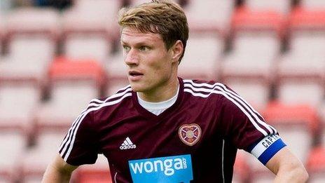 Former Hearts captain Marius Zaliukas