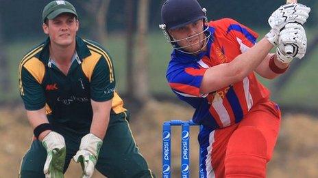 Ed Farley batting for Jersey