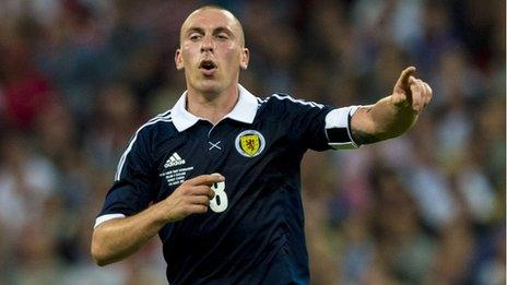 Scotland captain Scott Brown