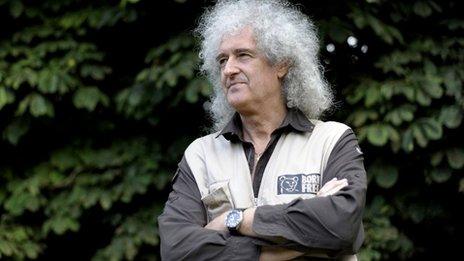 Queen guitarist Brian May