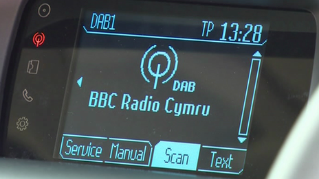 Digital radio in car