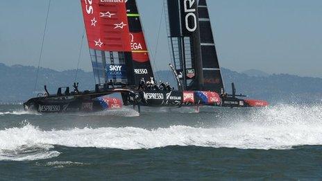 Emirates Team New Zealand and Oracle