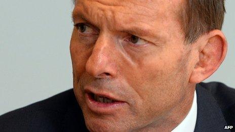 Australian Prime Minister-elect Tony Abbott, pictured in Sydney on 8 September 2013