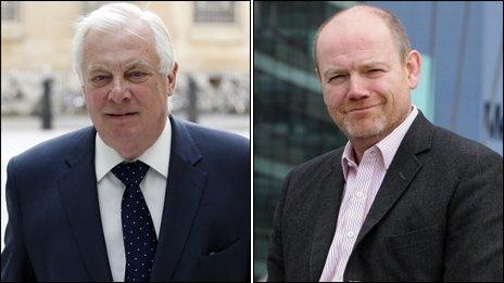 Lord Patten and Mark Thompson