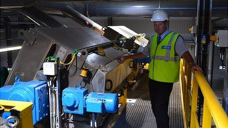 Inside Guernsey's £11m sewage screening plant at Belle Greve