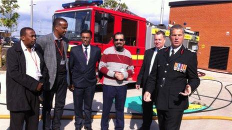 Leicestershire fire engine donation