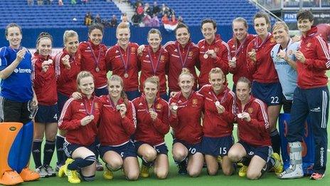 England won silver at the EuroHockey Championships