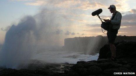 Chris Watson, geyser recording