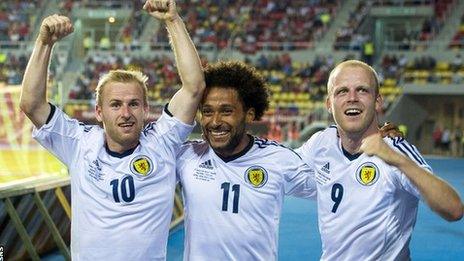 Scotland celebrate