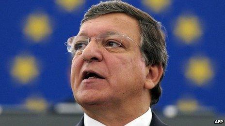 Jose Manuel Barroso gives his 2013 state of the union speech