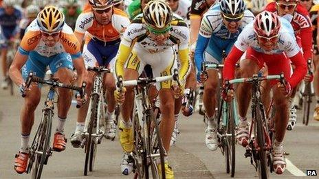 Tour of Britain finish in Gretna