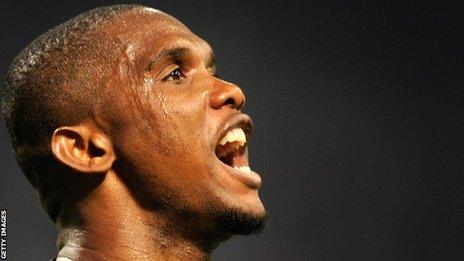 Chelsea striker Samuel Eto'o