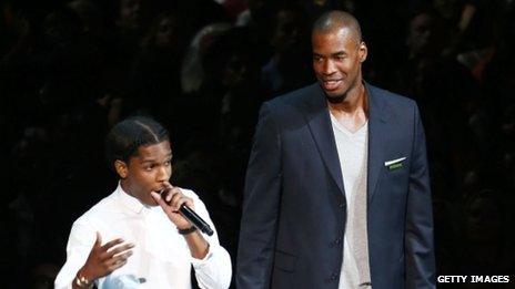 ASAP Rocky and Jason Collins