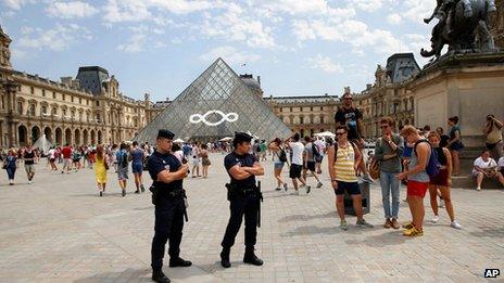 File photo of Louvre Museum in Paris