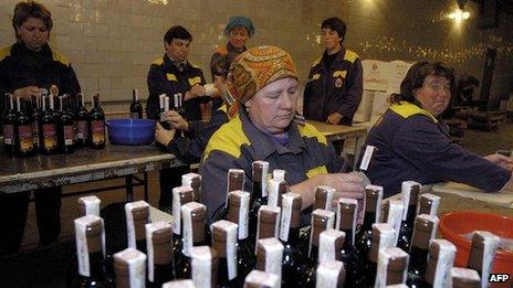 Winery in Milestii Mici, Moldova - file pic