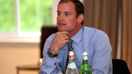 Former England captain Andrew Strauss