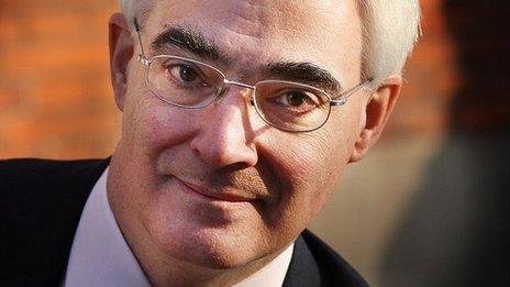 Alistair Darling MP, former chancellor of the exchequer