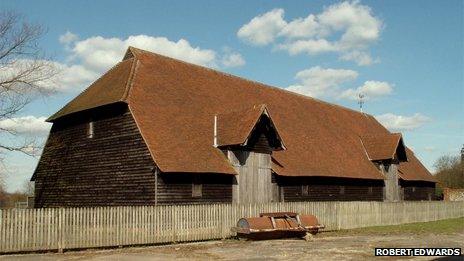 Prior's Hall Barn, Widdington, Essex - creative commons photo from geography.co.uk