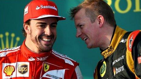 Fernando Alonso & Kimi Raikkonen