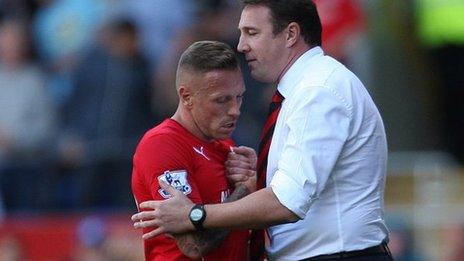 Craig Bellamy and Malky Mackay