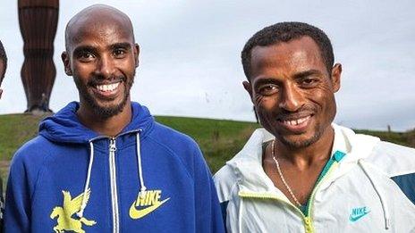 Mo Farah, Kenenisa Bekele