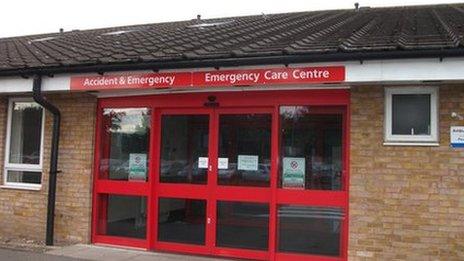 Grantham's accident and emergency unit