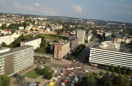 A view of central Chemnitz