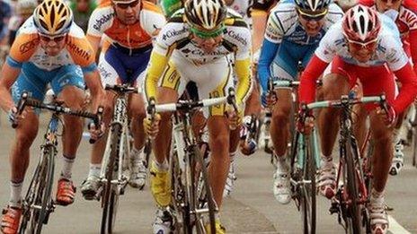 Tour of Britain finish in Gretna