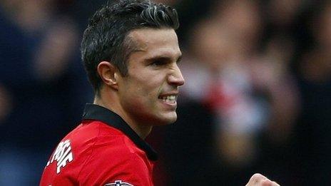 Manchester United striker Robin van Persie