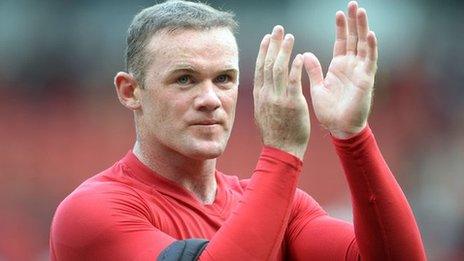 Manchester United striker Wayne Rooney