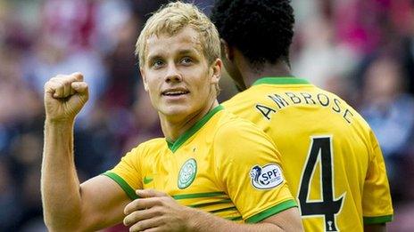 Celtic forward Teemu Pukki