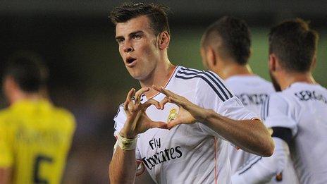 Real Madrid's Gareth Bale