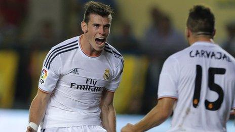 Gareth Bale of Real Madrid