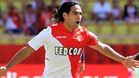 Monaco's Radamel Falcao