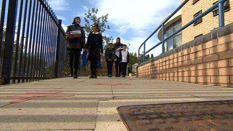 School children in Leicester