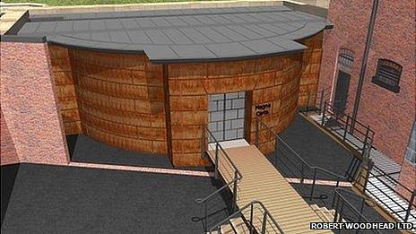 Artist impression of Magna Carta vault