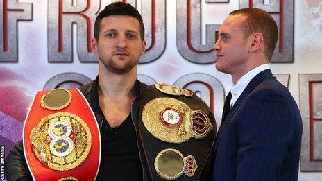 Carl Froch and George Groves